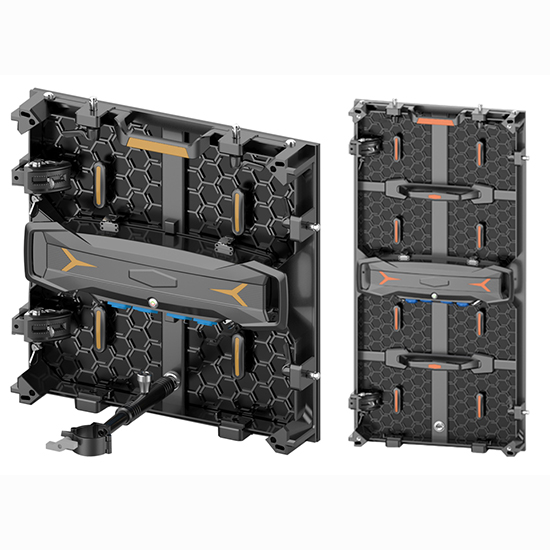 LDR serija s isplativim LED zaslonom za iznajmljivanje na otvorenom s aluminijskim panelom za livenje pod tlakom od 500 x 500 mm sa zaštitom LED svjetiljke preokreće se za zaštitu modula za zaštitu krivulje čine zaslon voden zaslonom